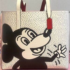 Coach Disney Mickey Mouse X Keith Haring Tote